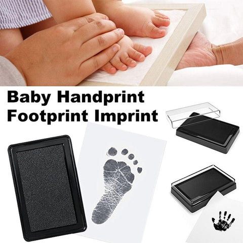 Baby Foot And Hand Print Kit With Frame Footprint Diy Newborn Clean-TB00764-Veeddydropshipping