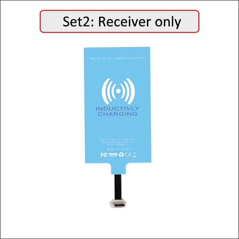 Wireless Charging Receiver +USB Type-C Adapter-Veeddydropshipping