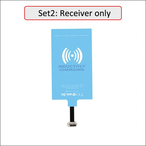 Wireless Charging Receiver +USB Type-C Adapter-Veeddydropshipping