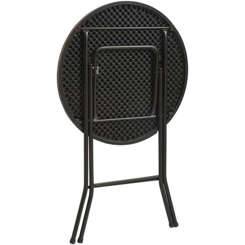 Mainstays Walnut Round Wooden Folding Table-HA01623-Veeddydropshipping