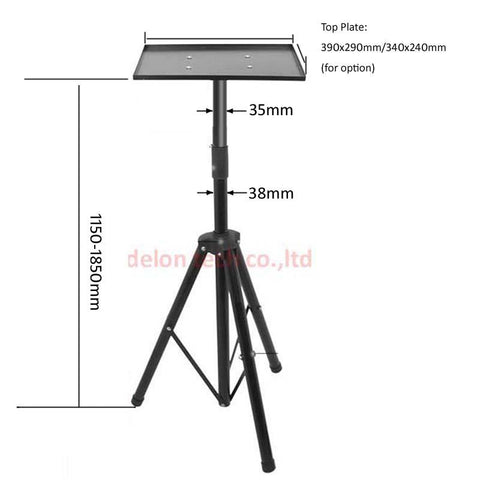 DL-PS3B 60KG 1050-1850mm universal projector tripod stand laptop floor-CE00864-Veeddydropshipping
