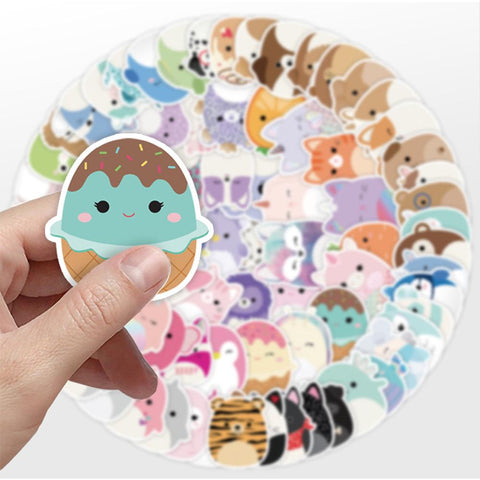 10/30/50/100pcs Kawaii Animal Cartoon Stickers Aesthetic Cute Decals-TB01639-Veeddydropshipping