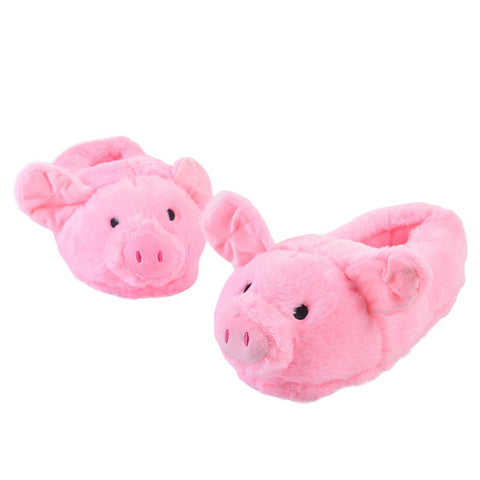 Cute Pig Animal Cartoon Plush Slippers Non-Slip-BS01158-Veeddydropshipping