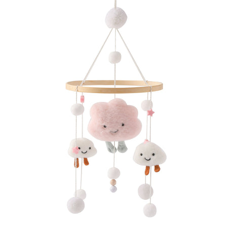 Baby Toys Wooden Rattles Nordic Style Rainbow Infant Crib Mobile Bed Bell-TB00504-Veeddydropshipping