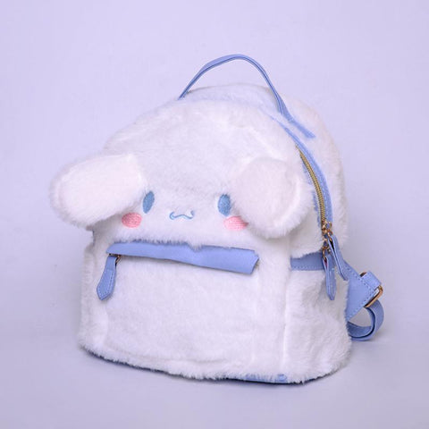 Lolita Melody Cinnamoroll Plush Backpack Japanese Cartoon-TB00089-Veeddydropshipping