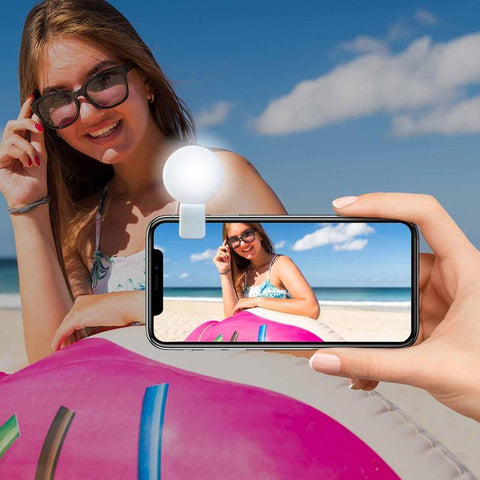 Clip Fill Video Light USB Rechargeable Selfie Fill Light Portable Mini Ring Light For Photographing-PA00830-Veeddydropshipping