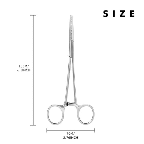 6.3inch Stainless Steal Fishing Forceps Hemostatic Forceps Fishing Hook Remover Fishing -OS00498-Veeddydropshipping