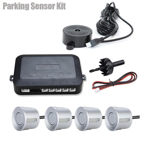 Risingon 12V 22mm Car Parking Sensor Kit Universal 4 Sensors Buzzer-AM00138-Veeddydropshipping