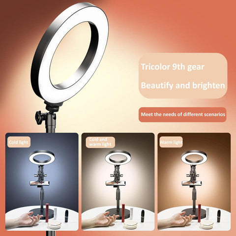 LED Ring Light Mobile Phone Live Broadcast Bracket Tripod Boom Arm -CE00509-Veeddydropshipping