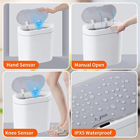 Bathroom Smart Trash Can Electronic Automatic Waste-HA01085-Veeddydropshipping