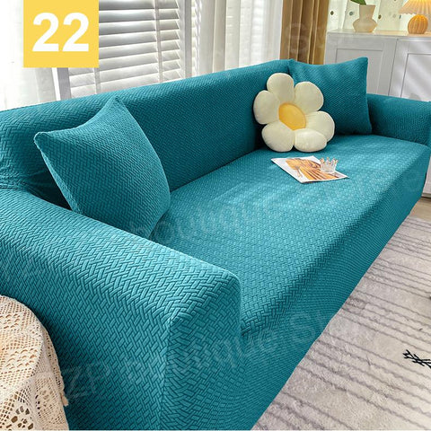Seater Polar Fleece Fabric Sofa Cover-HA00511-Veeddydropshipping