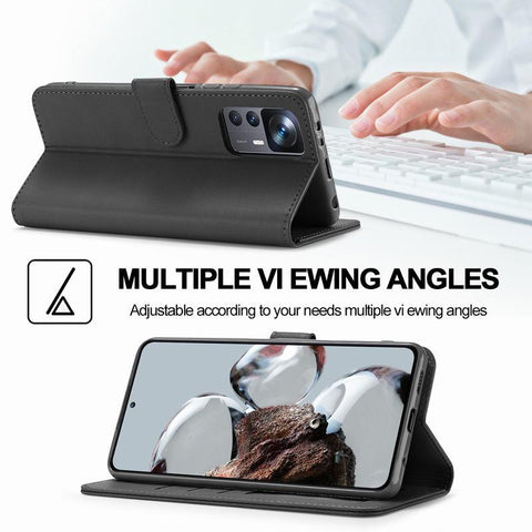 For Xiaomi 12T Pro Case On Xiaomi 12 Lite Mi 12T Flip Book Leather Wallet Cover-PA00318-Veeddydropshipping