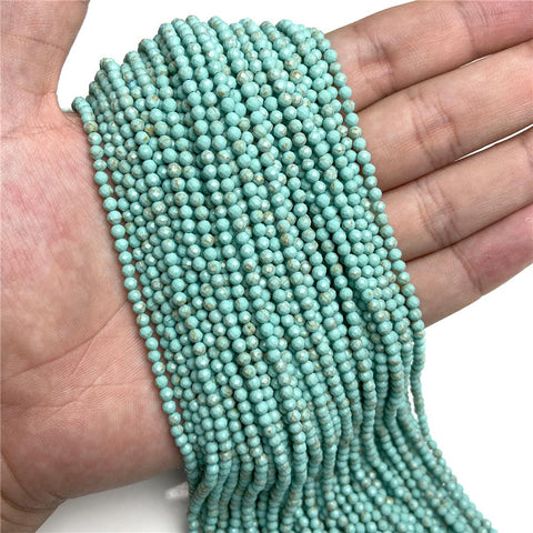 Natural Stone Beads Green Emeralded Loose for Jewelry Making -JW01529-Veeddydropshipping