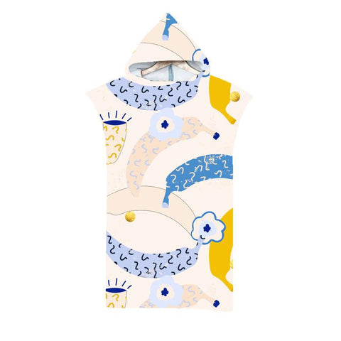Customizable 3D Microfiber Fabric Quick Dry Hooded Beach Towel Adult Kid  Swimming-OS00177-Veeddydropshipping