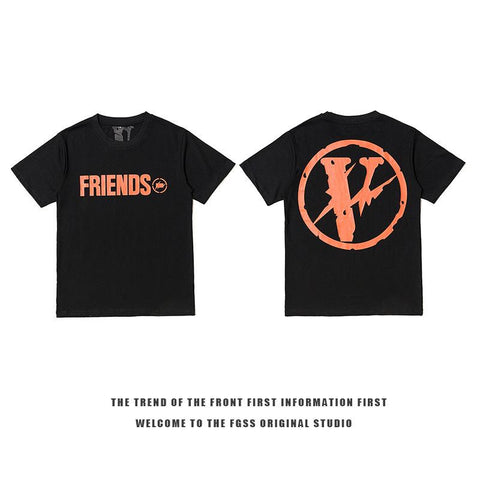 VLONE men/women short-sleeved streetwear cigarette letters loose-TB01128-Veeddydropshipping