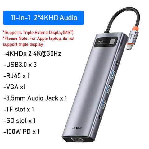 Multi HUB  Ethernet Network HUB Dock Station Splitter-CO00232-Veeddydropshipping