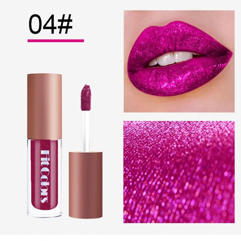 No-stick Cup Lip Gloss Pearly Glitter-BH00655-Veeddydropshipping