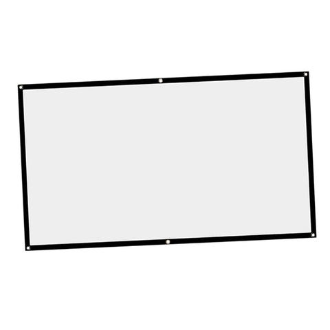 16:9 Projection Screen Cloth Home Theater Film Projector Cloth Curtain 60-100&quot-CE01003-Veeddydropshipping
