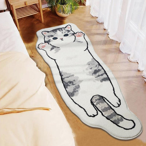 Long Carpet Kawaii Cat Pattern Rug Soft Floor Mat-HA00482-Veeddydropshipping