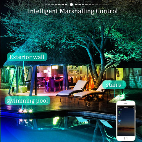 Tuya WiFi Smart LED Floodlight Reflector 220V 30W 50W 100W RGB-TI00880-Veeddydropshipping