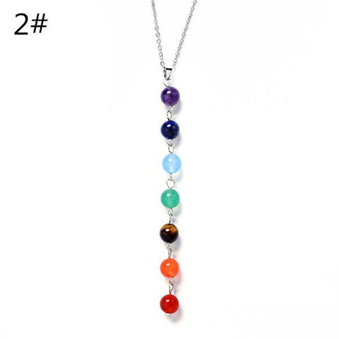 Pendant Ankh Yoga Jewelry Semi Precious Stone Necklace-JW01287-Veeddydropshipping