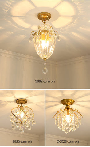 Modern Crystal Ceiling Chandelier LED Light Fixture-TI00272-Veeddydropshipping
