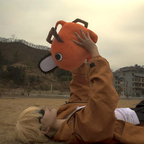 Anime Chainsaw Man Plush Toy Pochita Pendant Keychain Plush Dolls-TB01551-Veeddydropshipping