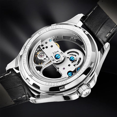 Automatic Mechanical Wristwatch Skeleton Design Waterproof -JW00610-Veeddydropshipping