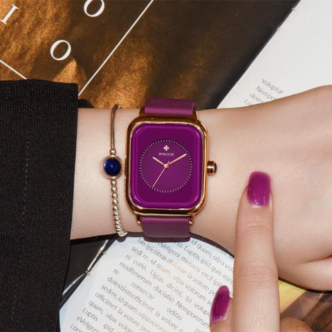 Luxury Fashion Square Quartz Wristwatch Waterproof -JW00952-Veeddydropshipping