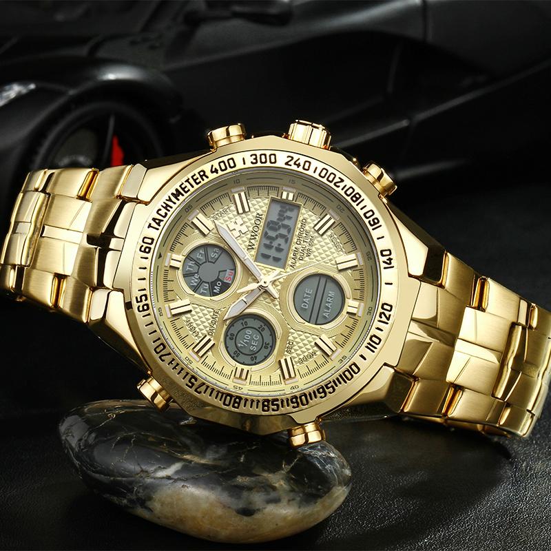 Luxury Watch Mens Original Quartz Wrist Steel Waterproof -JW00771-Veeddydropshipping