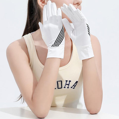 Outdoor Cycling Sun Protection Gloves Breathable Summer UV Resistant Silicone -OS01098-Veeddydropshipping
