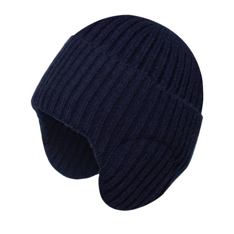 Solid Color Knitted Beanies Hat For Male Warm-MF00961-Veeddydropshipping