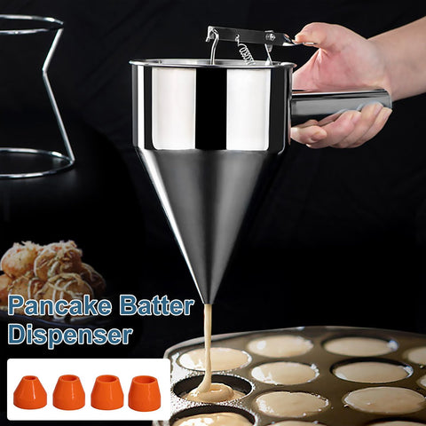 Pancake Batter Dispenser Multi-Caliber Stainless Steel-HA01201-Veeddydropshipping