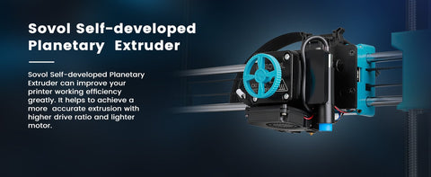 3D printer all metal hot end planetary double gear direct drive 25 point automatic leveling-Veeddydropshipping