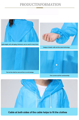 Children Raincoats Adult Raincoat Thickened Waterproof-HA00971-Veeddydropshipping