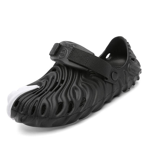 Runway Slippers Clogs Solid Hollow Design Beach Outside Soft-BS01472-Veeddydropshipping