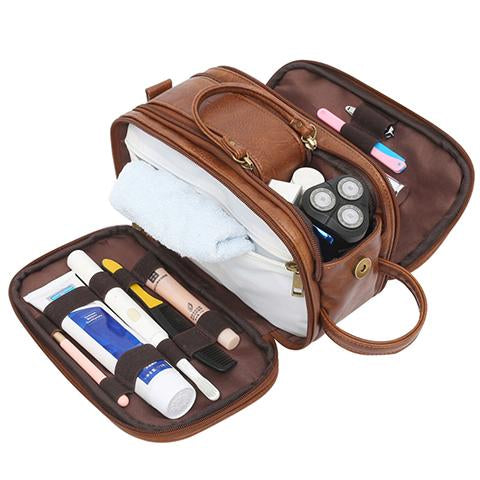 Toiletry Bag Travel Wash Case Pouch Shaving Dopp Kit Bathroom-BS00083-Veeddydropshipping