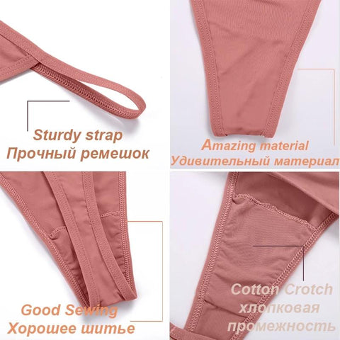 Seamless Thong Women Panties Underwear-WF00755-Veeddydropshipping