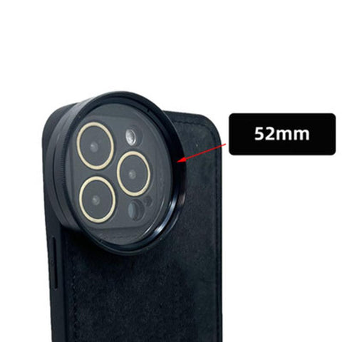 Universal 52MM Thread Interface Filter Ring Adapter Phone Case for ZOMEI CPL VU Star-PA00653-Veeddydropshipping