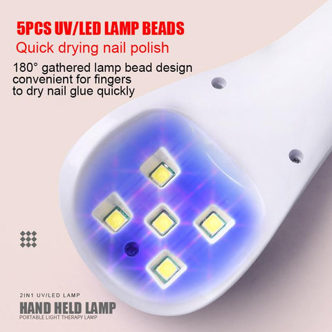 Nail Lamp Lamp For Rechargeable Nail Dryer  Nail Art Tool-BH01100-Veeddydropshipping
