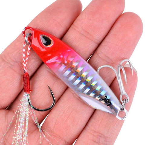 10PCS Metal Jig Fishing Lure Weights 10g-50g Trolling Hard Bait Bass Fishing Bait -OS00427-Veeddydropshipping