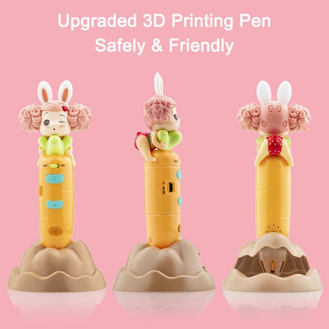 Wireless Carrot 3D Printing Pen-CO01258-Veeddydropshipping
