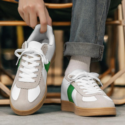 Casual Shoes Women Leather Men&#39;s Sneaker Big Size-BS01381-Veeddydropshipping