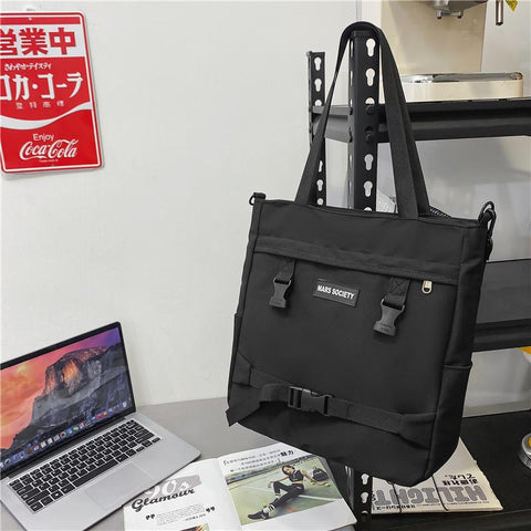 Harajuku Student Wild Large-capacity Class Messenger Bag Female-BS00381-Veeddydropshipping