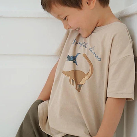 2022 Summer Kids T-shirts Cute Cartoon Boys T Shirts Clothes Set-TB00930-Veeddydropshipping