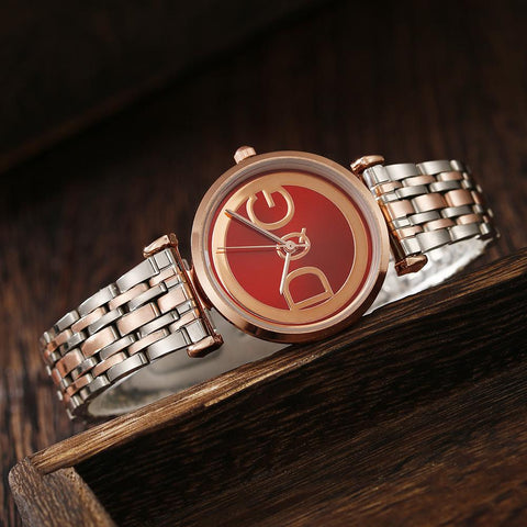 Casual Silver Stainless Steel Waterproof Quartz Wristwatches -JW01045-Veeddydropshipping