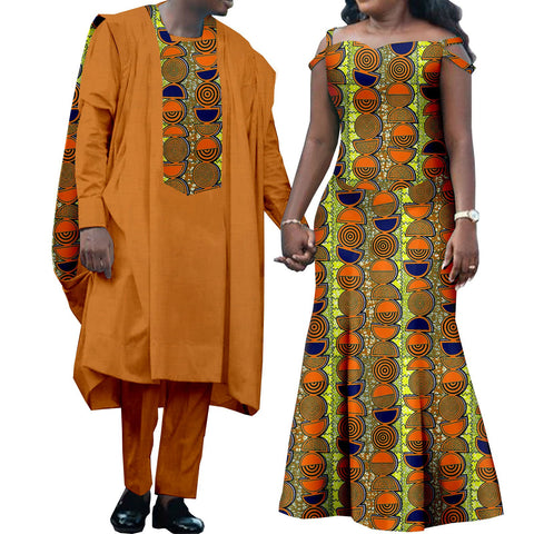 African Clothes for Wedding Dashiki Dresses-WF01723-Veeddydropshipping