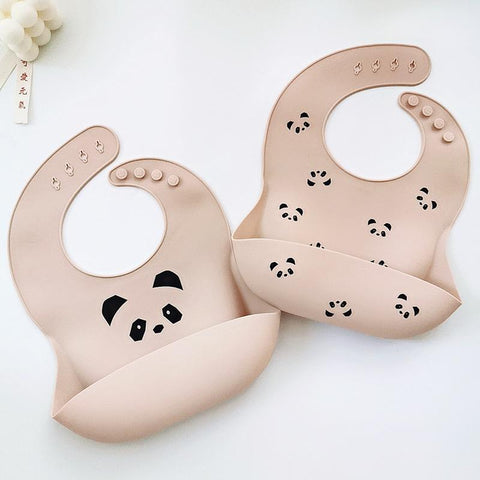 Cute Bear Baby Silicone Bib Waterproof Baby Bibs Newborn Babies Items Accessories-Veeddydropshipping-3
