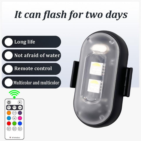 Motorcycle LED RGB Warning Light Universal Car Flash Signal Light-AM00006-Veeddydropshipping