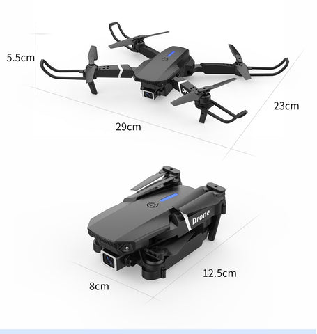 Professional Drone E88 4k wide-angle HD camera WiFi fpv height Hold Foldable RC-TB01389-Veeddydropshipping